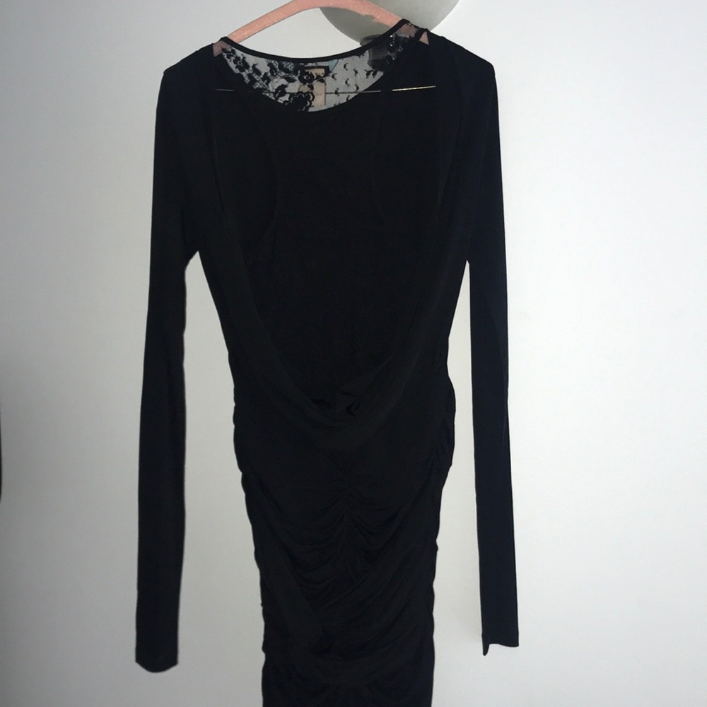 Black Lace Longsleece Marciano Dress